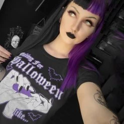 Too Fast Waiting For Halloween Like... Babydoll T-Shirt -Fashion Apparel Big C Edit Stylised 87841.1570094460