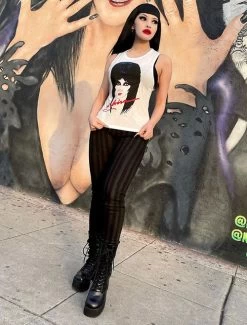 Kreepsville 666 Unisex Skinny Jeans: Destroyer Grey Stripe 25 Kreepsville 666 Unisex Skinny Jeans: Destroyer Grey Stripe -Fashion Apparel Big C Edit Stylized 3 Closer 95498.1645634228