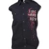 The Walking Dead Women's Darryl Wings Sleeveless Worker Shirt -Fashion Apparel Big C Edit Thumbnail 05203.1631181357