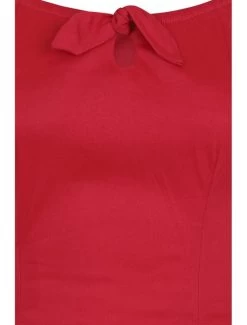 Collectif Lorena Top: Red - 3XL 12 Collectif Lorena Top: Red - 3XL -Fashion Apparel Big C Edit Top Close Up 47408.1606893872
