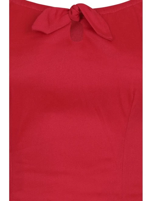 Collectif Lorena Top: Red - 3XL 6 Collectif Lorena Top: Red - 3XL - Image 4