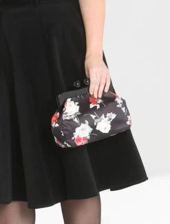 Hell Bunny Rosemary Clutch Bag 9 Hell Bunny Rosemary Clutch Bag -Fashion Apparel Big C Edit With Model Close 69283.1559191318
