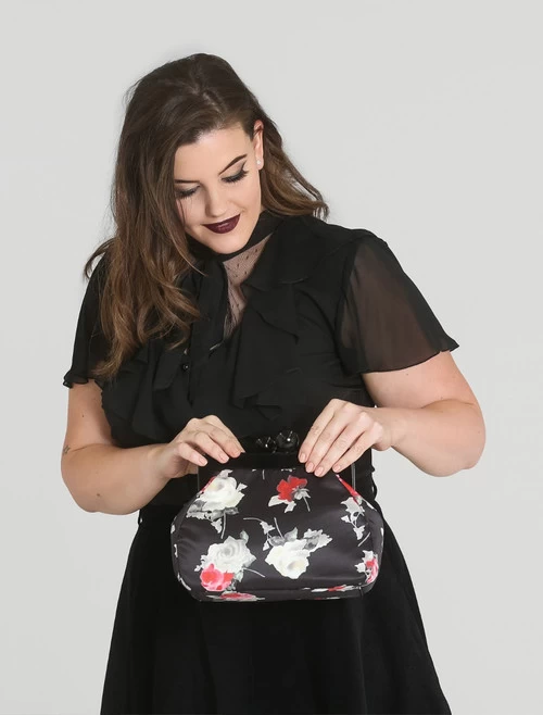 Hell Bunny Rosemary Clutch Bag 3 Hell Bunny Rosemary Clutch Bag