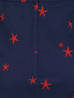 Collectif Polly Starfish Pencil Skirt - Large 11 Collectif Polly Starfish Pencil Skirt - Large -Fashion Apparel Big C Edit Zip 02882.1602687551