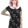 Too Fast Celestial Collared A-Line Dress -Fashion Apparel Big C Edit 55460.1649779072