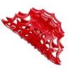 Kreepsville 666 Spiderweb Hair Claw: Red -Fashion Apparel Big C Edit 59262.1651750073