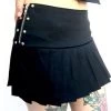 Switchblade Stiletto Studded School Skirt: Black 1 Switchblade Stiletto Studded School Skirt: Black -Fashion Apparel Black School Skirt 1024x1024 55653.1651361778