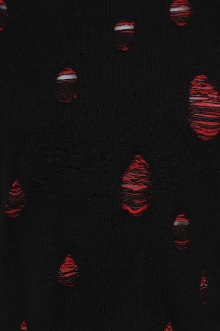 Banned Wilde Jumper: Black / Red 5 Banned Wilde Jumper: Black / Red - Image 3