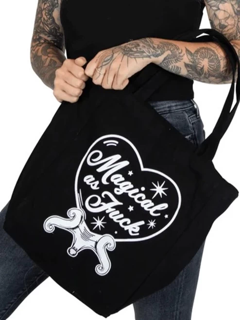 Too Fast Magical AF Canvas Tote Bag 3 Too Fast Magical AF Canvas Tote Bag