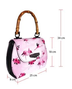 Liquorbrand Flamingos Bamboo Handle Bag: Pink 11 Liquorbrand Flamingos Bamboo Handle Bag: Pink -Fashion Apparel C807E5C6 F938 4508 A4E8 7D74D6E9828D 37536.1657547388