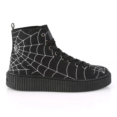 Demonia Sneeker-250 Creeper: Spiderweb - PRE-ORDER 5 Demonia Sneeker-250 Creeper: Spiderweb - PRE-ORDER - Image 3