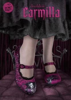 Hot Chocolate Design Double Topping Mid Heel Shoes: Carmilla -Fashion Apparel Carmilla Afiche 960x960 87099.1659014122