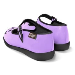Hot Chocolate Design Chocolaticas: Halloween Flats - Purple 13 Hot Chocolate Design Chocolaticas: Halloween Flats - Purple -Fashion Apparel Chocolaticas Halloween Purple womens Mary Jane Flat Back 19541.1601445370
