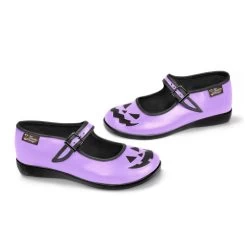 Hot Chocolate Design Chocolaticas: Halloween Flats - Purple 12 Hot Chocolate Design Chocolaticas: Halloween Flats - Purple -Fashion Apparel Chocolaticas Halloween Purple womens Mary Jane Flat Side 53613.1601445350