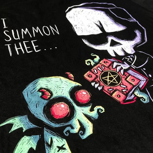 Akumu Ink I Summon Thee Unisex T-Shirt 4 Akumu Ink I Summon Thee Unisex T-Shirt - Image 2