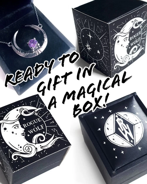 Rogue + Wolf Eclipse Black Silver Necklace 6 Rogue + Wolf Eclipse Black Silver Necklace - Image 4