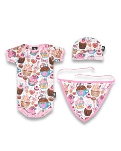 Six Bunnies Gift Set: Cupcakes - 0-3 Months