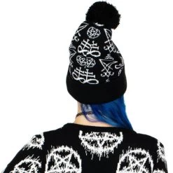 Too Fast Witch Bitch Pom Pom Knit Beanie -Fashion Apparel D12F9CD2 E714 4DF7 A902 D66E89B5E165 95656.1705186891