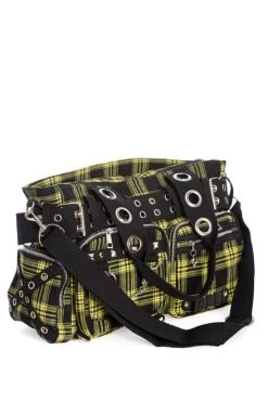 Banned Camdyn Handcuff Bag: Yellow Tartan 9 Banned Camdyn Handcuff Bag: Yellow Tartan -Fashion Apparel D1B8F8C1 E647 4E93 8C74 A3F4DC68FBB0 84507.1701318956