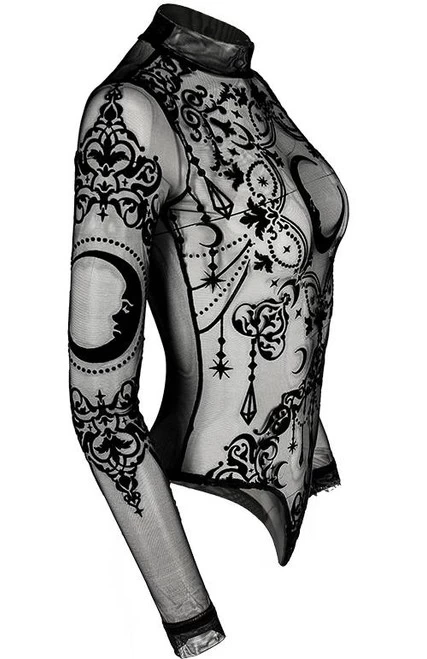 Restyle Mesh Bodysuit: Crescent Moon 6 Restyle Mesh Bodysuit: Crescent Moon - Image 4