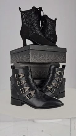 Restyle Boots: Cathedralis Buckle Pikes - IN STOCK -Fashion Apparel DE2020B4 74EF 4966 9C64 48449B6EDF3F 12259.1708351637