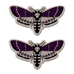 Hot Chocolate Design Chocolaticas: Death Moth -Fashion Apparel Death Moth womens Mary Jane Flat Accesories 40676.1639397925