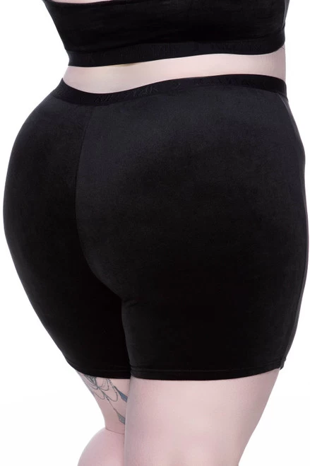 Killstar Moon Cycle Bike Shorts: Black - Small 6 Killstar Moon Cycle Bike Shorts: Black - Small - Image 4