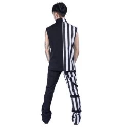 Heartless Cronus Vest: Black / White -Fashion Apparel E8CA561D 9FFD 45E8 87B4 2880BCE5AA69 19487.1705967352