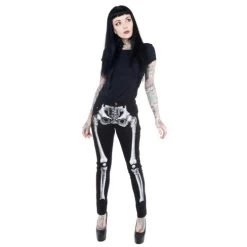 Kreepsville 666 Unisex Skeleton Skinny Jeans: White Bone -Fashion Apparel E9B7B3B0 39FD 4DC0 8F65 ABCF699C4796 99144.1713251167