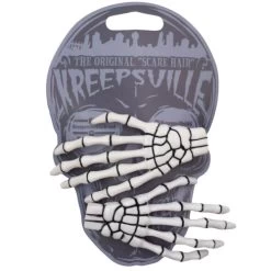 Kreepsville 666 Skeleton Bone Hand Hair Slides: White -Fashion Apparel EF4A7144 5543 49AF 91A2 EF4CBE56ABA6 07218.1662374802