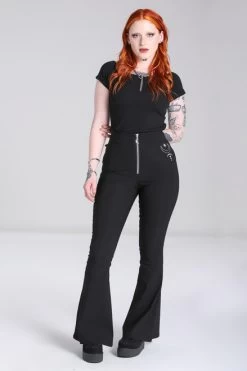 Hell Bunny Eclipse Trousers - XL