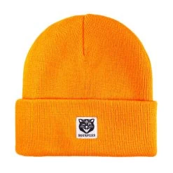 Sourpuss Jinx Cat Knit Hat: Hi Vis Orange