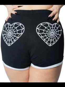 Kreepsville 666 Web Heart Running Shorts -Fashion Apparel F527ADF8 AF82 4172 8946 5E5E19050EFE 69366.1700078321