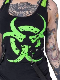 Poizen Industries Danger Zone Top: Black / Toxic Green -Fashion Apparel F53B59B9 CA70 4718 B4AD 7E757CD22EA7 52656.1702454306