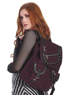 Banned Yamy Backpack: Burgundy -Fashion Apparel F7C110BF 4C25 4415 BAC8 87521BC069C7 92850.1675680065