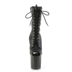 Pleaser Enchant-1041 8" Peep Toe Ankle Boots: Matte Black - PRE-ORDER -Fashion Apparel F7CCB612 5392 42A4 8520 64F15130FB58 18076.1677975837