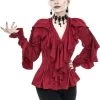 Restyle Daphne Shirt: Red - Large And XL 1 Restyle Daphne Shirt: Red - Large And XL -Fashion Apparel F89B7357 9DF3 4793 B361 828E213947CE 98091.1646048164