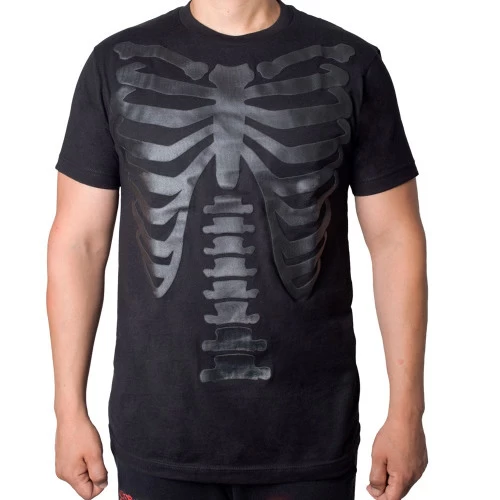 Kreepsville 666 3D Skeleton Ribcage T-Shirt - Medium To 3XL 4 Kreepsville 666 3D Skeleton Ribcage T-Shirt - Medium To 3XL - Image 2
