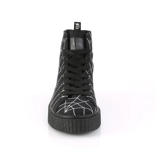 Demonia Sneeker-250 Creeper: Spiderweb - PRE-ORDER 4 Demonia Sneeker-250 Creeper: Spiderweb - PRE-ORDER - Image 2