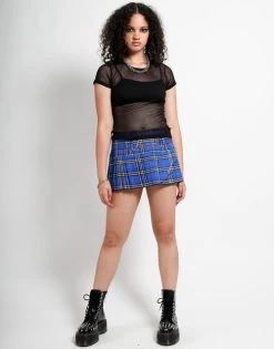 Tripp NYC Baby Fishnet Tee: Black -Fashion Apparel FN4562 BLK FULL 1 01205.1602224508