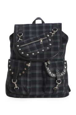 Banned Yamy Backpack: Grey / Green