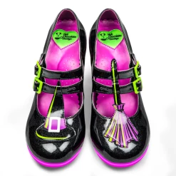 Hot Chocolate Design Double Topping Mid Heel Shoes: Hocus Pocus 11 Hot Chocolate Design Double Topping Mid Heel Shoes: Hocus Pocus -Fashion Apparel Hocus Pocus Womens Mid Heels Front 42903.1629099185