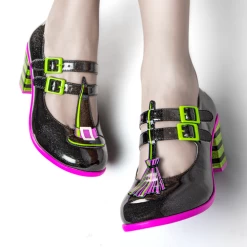 Hot Chocolate Design Double Topping Mid Heel Shoes: Hocus Pocus 14 Hot Chocolate Design Double Topping Mid Heel Shoes: Hocus Pocus -Fashion Apparel Hocus Pocus Womens Mid Heels Legs2 25981.1629099193