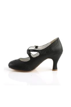 Pin Up Couture Flapper Heels: Black - In Stock -Fashion Apparel Inside 40483.1547354535