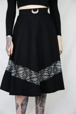 Coven United Batwing Midi Skirt - Small To 4XL