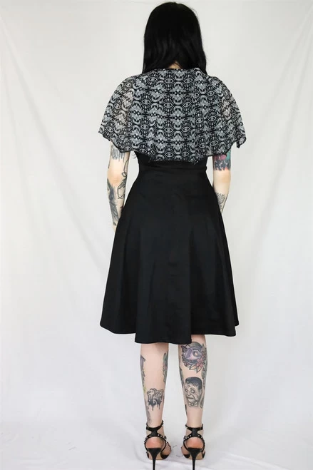 Coven United Batwing Cape Tea Dress 7 Coven United Batwing Cape Tea Dress - Image 5