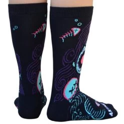 Akumu Ink La Sirena Unisex Socks -Fashion Apparel Modelled Back 61446.1581745349