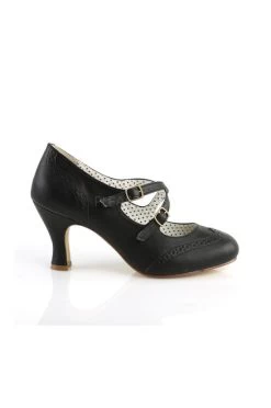 Pin Up Couture Flapper Heels: Black - In Stock -Fashion Apparel Outside 61346.1547354535