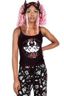 Killstar See U In Hell Sleep Cami - Small And Large -Fashion Apparel SEE U IN HELL SLEEP CAMI C x1600 84531.1613627638