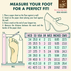 Hot Chocolate Design High Heels: Marie Antoinette -Fashion Apparel Size Chart 72141.1569735958